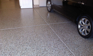 recouvrement plancher garage epoxy